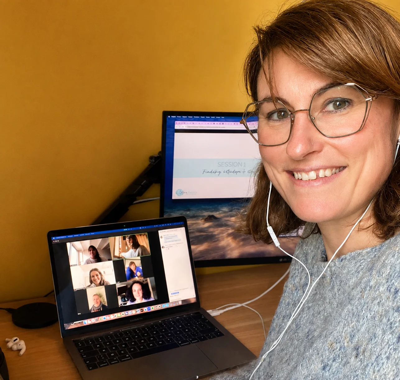 Entrepreneure sereine et organisée